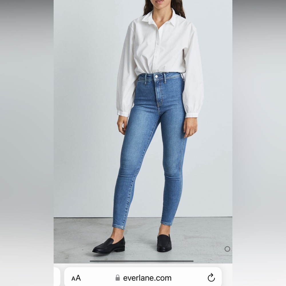 Everlane Way High Clean Front Jeans 31
